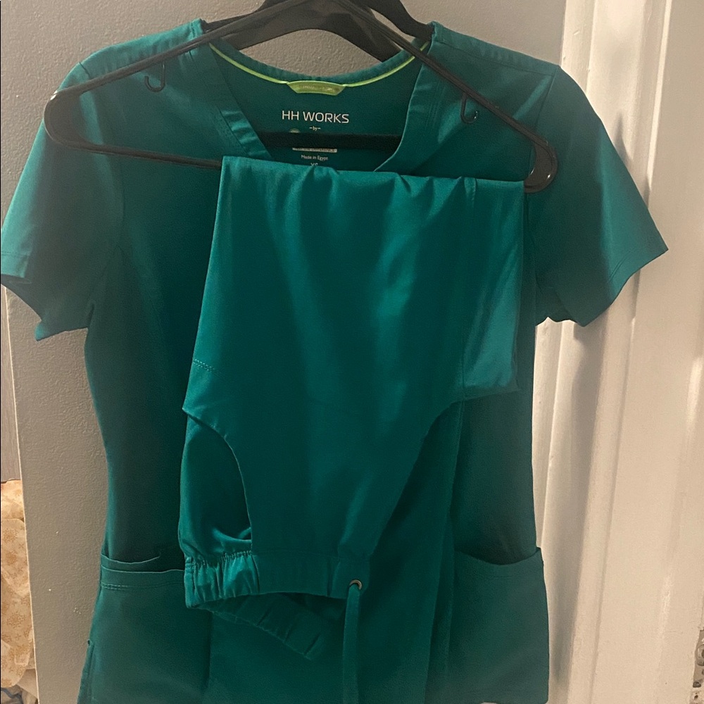 Teal Scrub Set